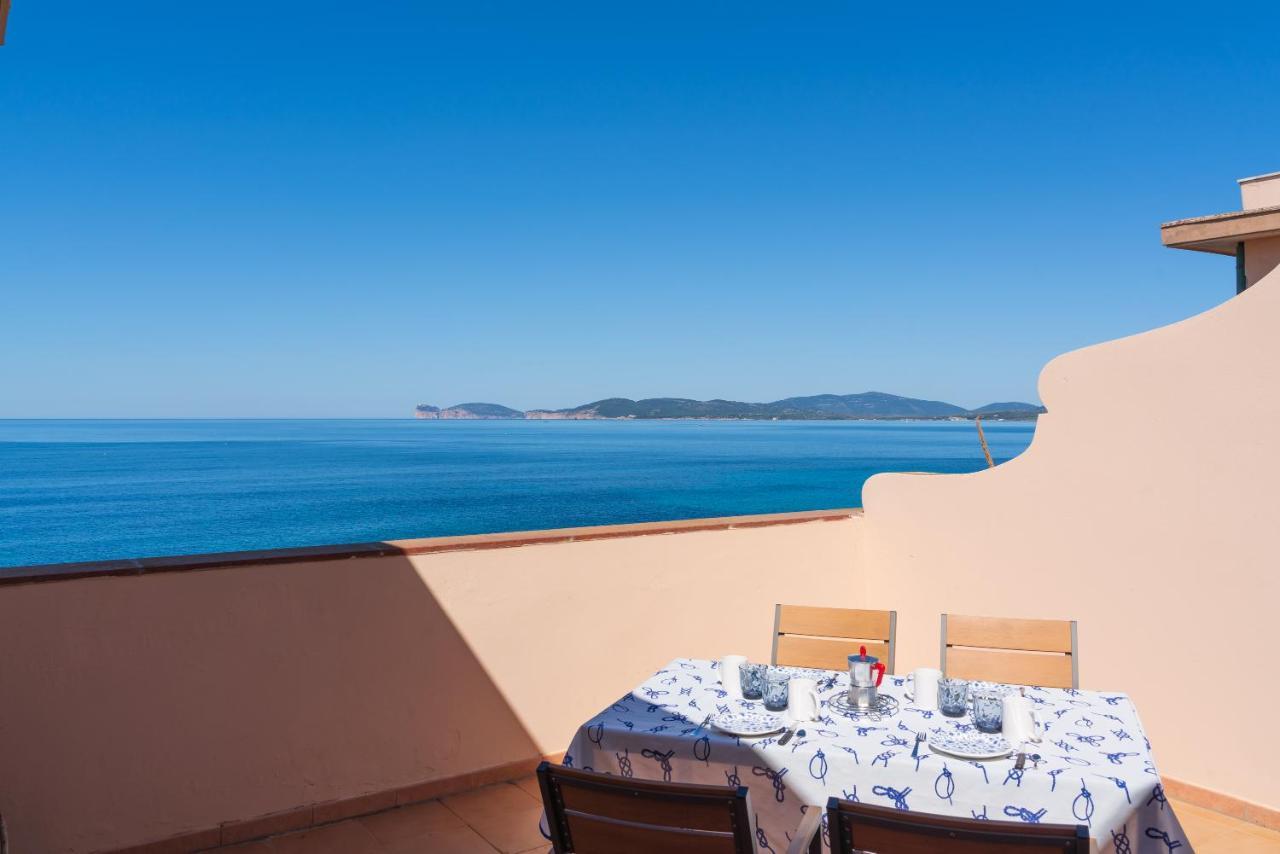Sea Front Terrace Marco Polo Apartamento Alghero Exterior foto
