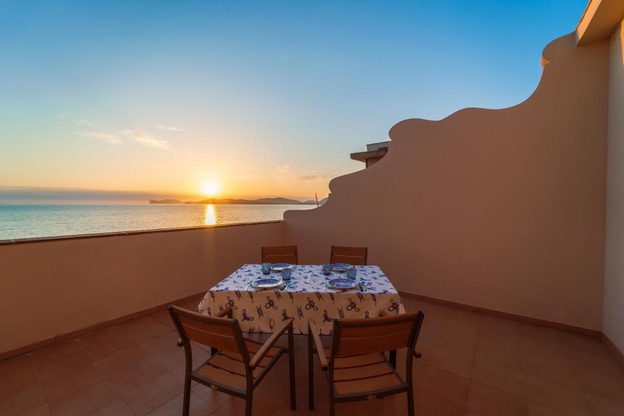 Sea Front Terrace Marco Polo Apartamento Alghero Exterior foto